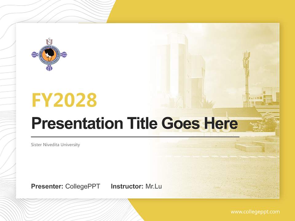 Sister Nivedita University Academic Presentation/Research Findings Report PPT Template4:3 ratio PPT effect preview image5