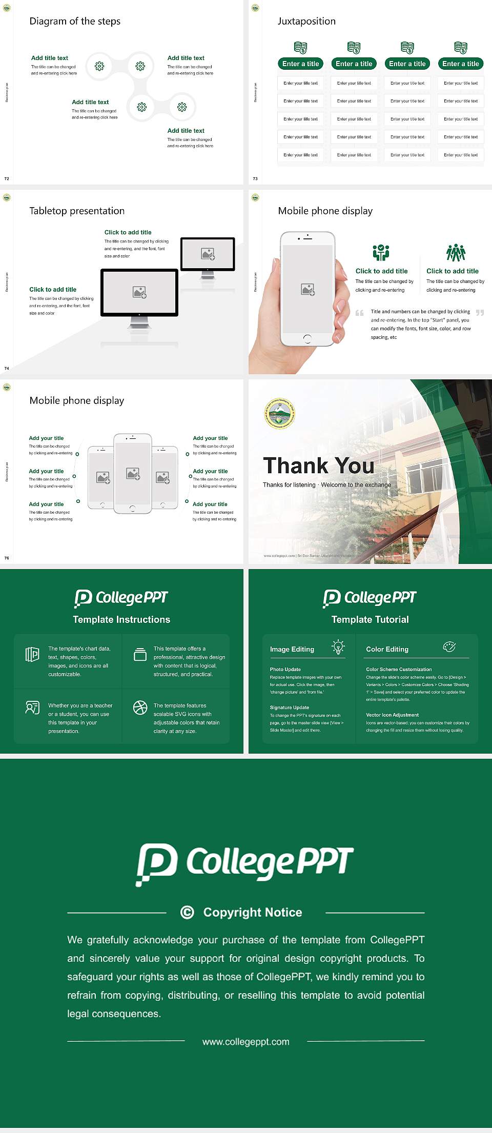 Sri Dev Suman Uttarakhand Vishwavidyalaya Competition/Entrepreneurship Contest PPT Template4:3 ratio PPT effect preview image9