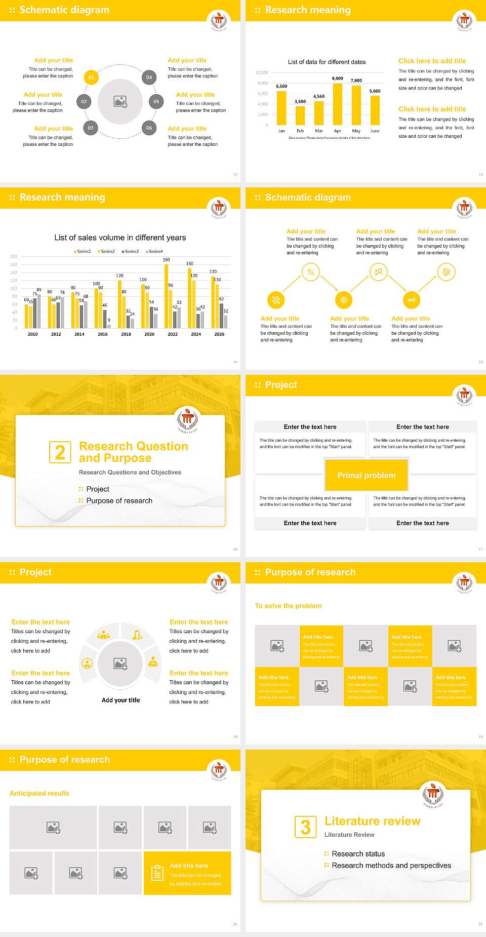 Sikkim Manipal University Graduation Thesis Defense PPT Template4:3 ratio PPT effect preview image3