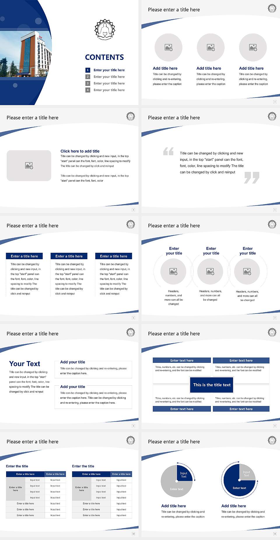 Sreenarayanaguru Open University Course/Courseware Creation PPT Template4:3 ratio PPT effect preview image2