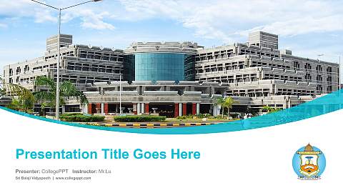 Sri Balaji Vidyapeeth Course/Courseware Creation PPT Template