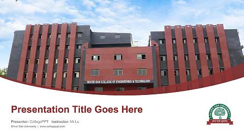 Silver Oak University Course/Courseware Creation PPT Template