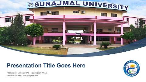 Surajmal University Course/Courseware Creation PPT Template