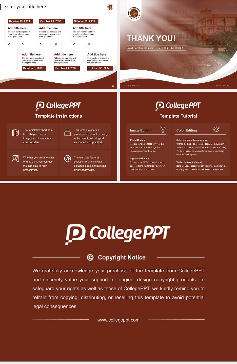 Sri Sri University Lecture Sharing and Networking Event PPT Template4:3 ratio PPT effect preview image4