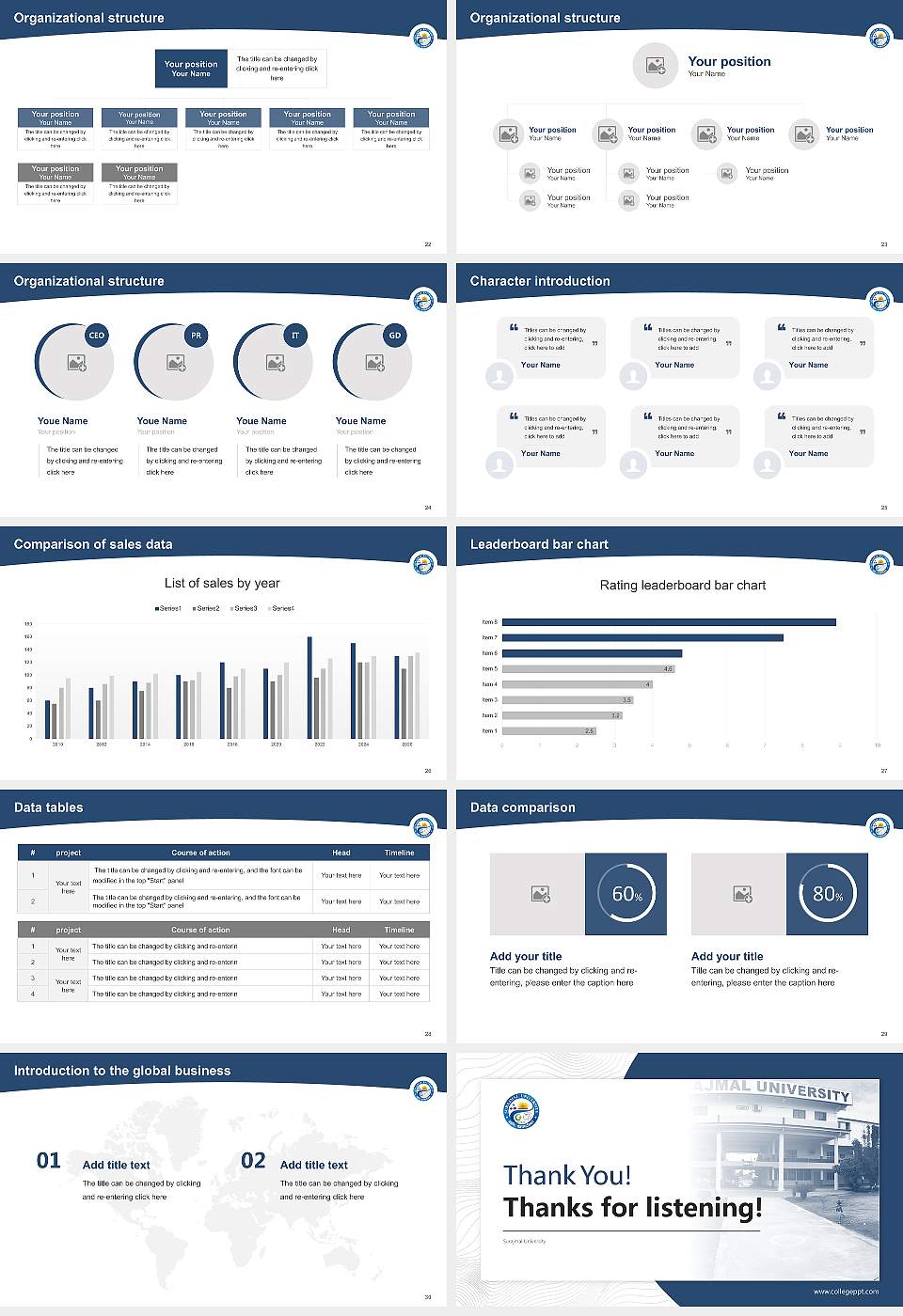 Surajmal University Academic Presentation/Research Findings Report PPT Template16:9 ratio PPT effect preview image4