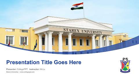 Starex University Course/Courseware Creation PPT Template