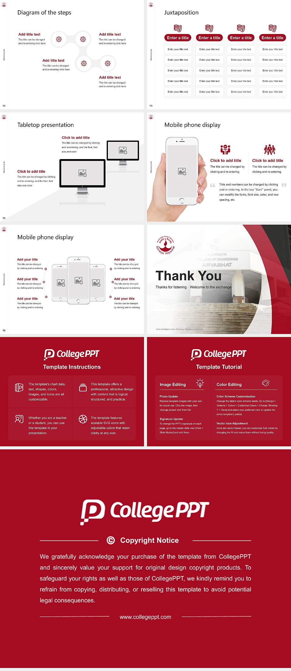 Somaiya Vidyavihar University Competition/Entrepreneurship Contest PPT Template4:3 ratio PPT effect preview image9