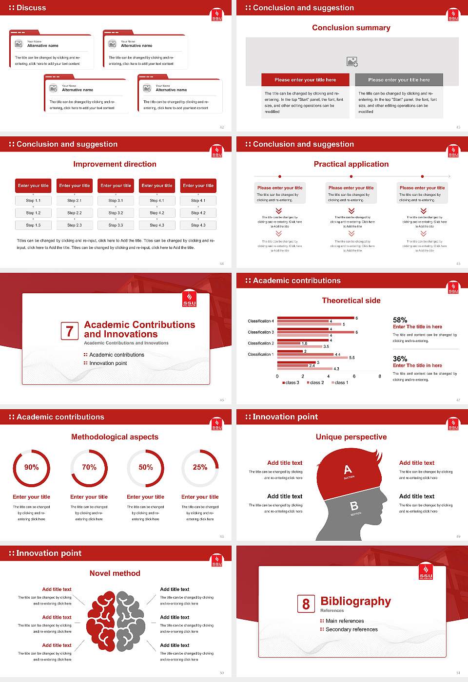 Sri Sai University Graduation Thesis Defense PPT Template16:9 ratio PPT effect preview image6