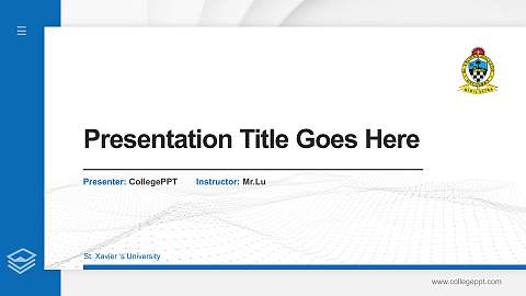 St. Xavier ‘s University Thesis Proposal/Graduation Defense PPT Template