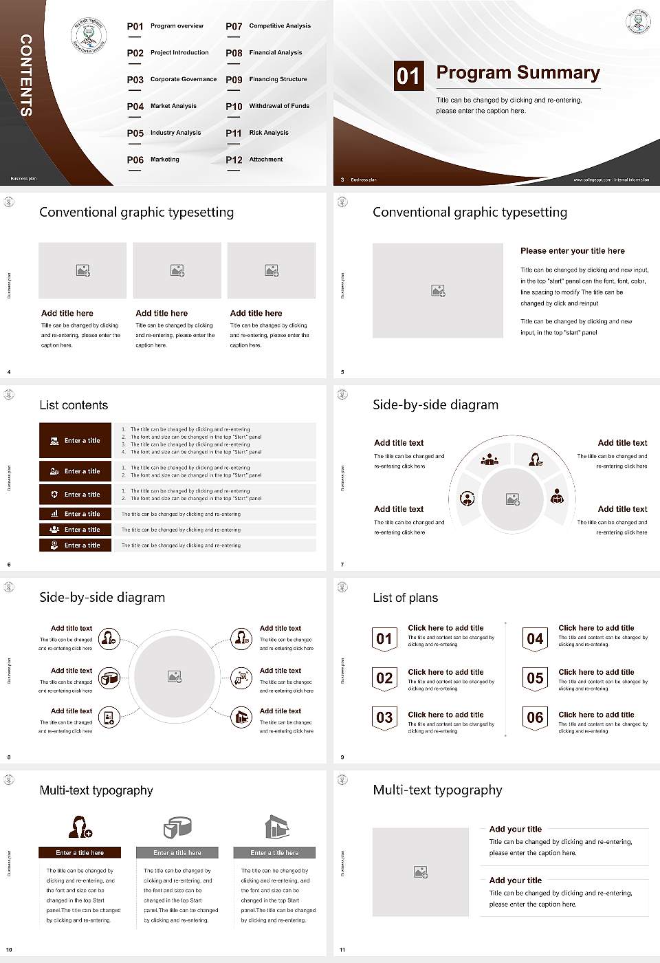 Sindhu Central University Competition/Entrepreneurship Contest PPT Template16:9 ratio PPT effect preview image2