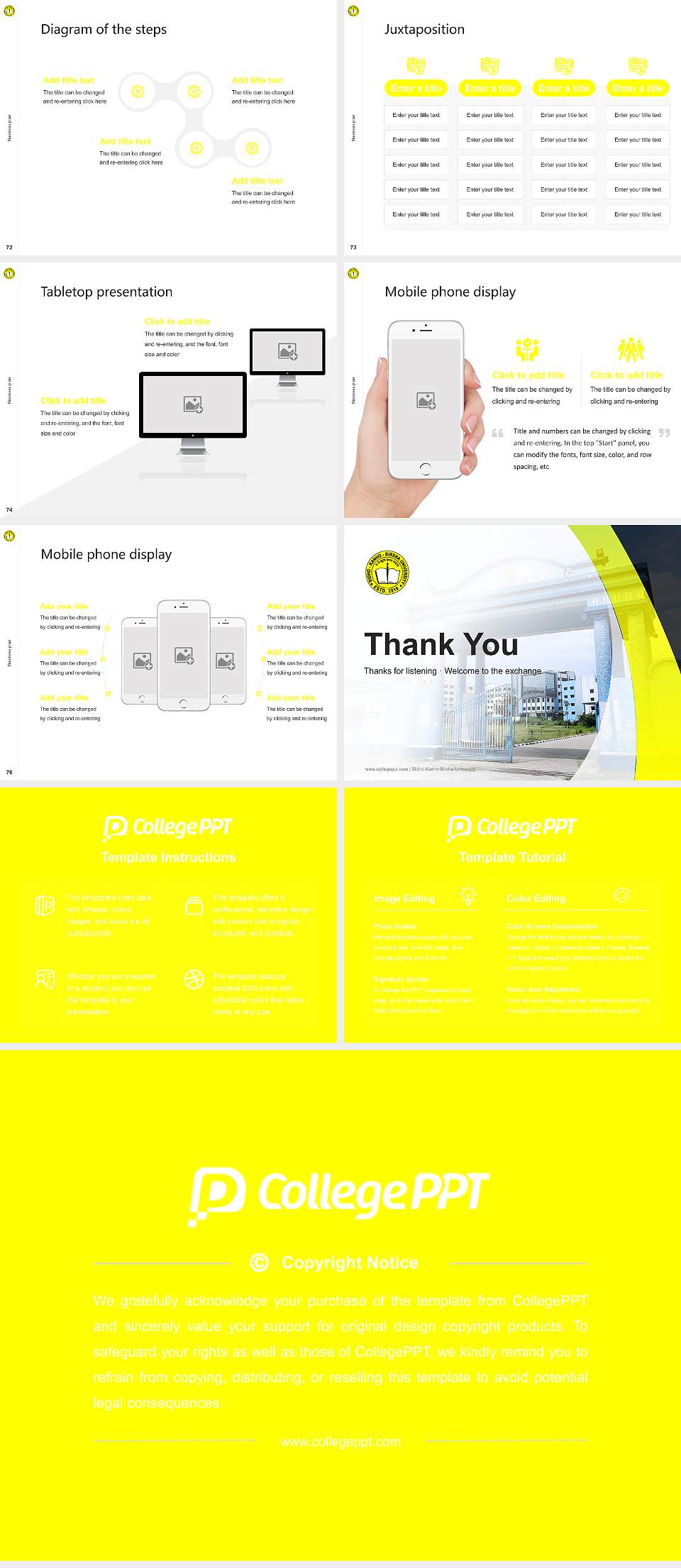 Sidho-Kanho-Birsha University Competition/Entrepreneurship Contest PPT Template4:3 ratio PPT effect preview image9