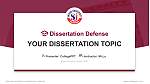 Shyam University Graduation Thesis Defense PPT Template