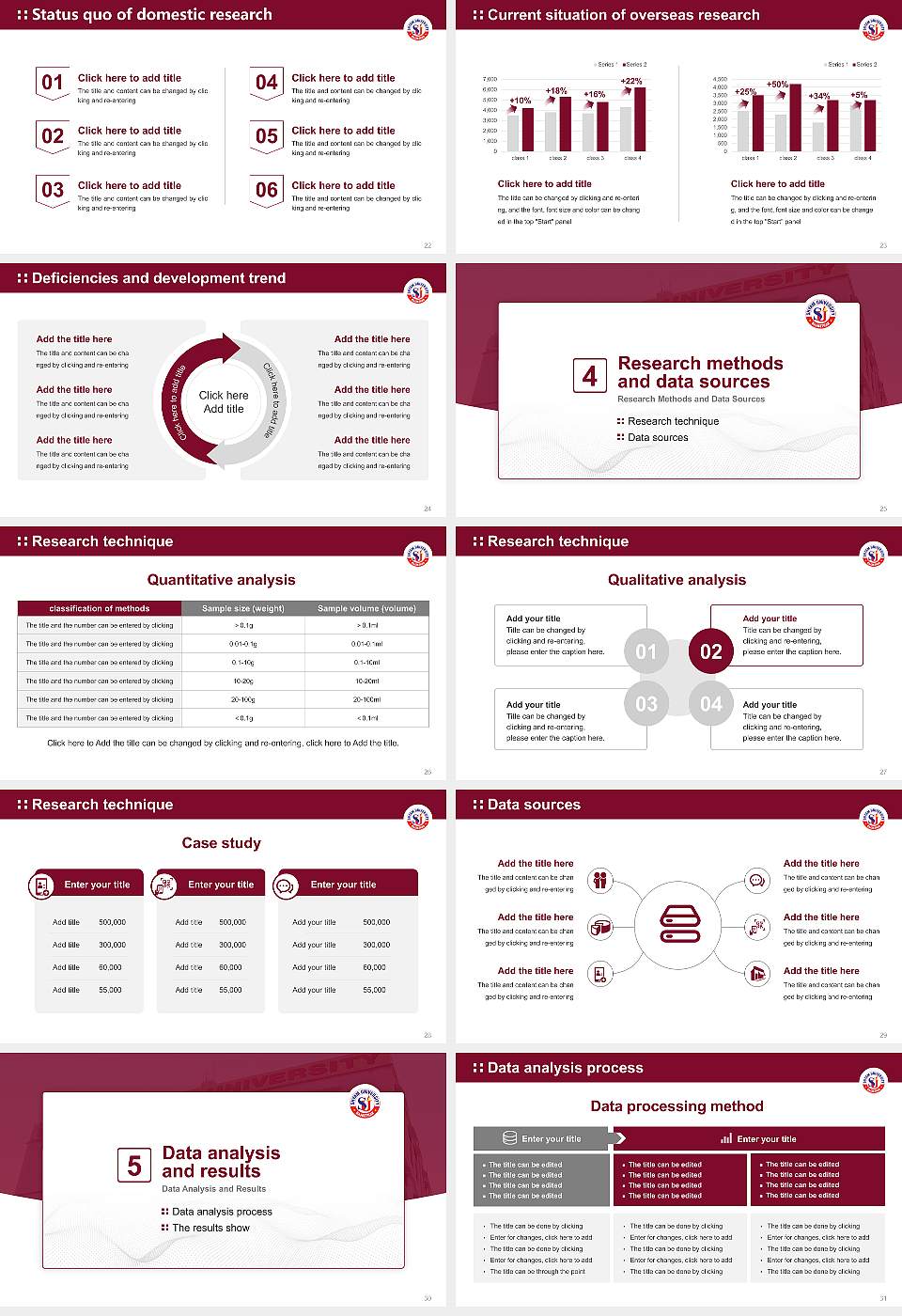 Shyam University Graduation Thesis Defense PPT Template16:9 ratio PPT effect preview image4