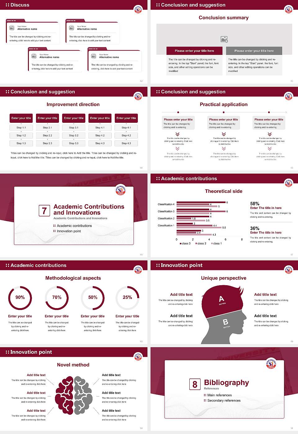 Shyam University Graduation Thesis Defense PPT Template16:9 ratio PPT effect preview image6