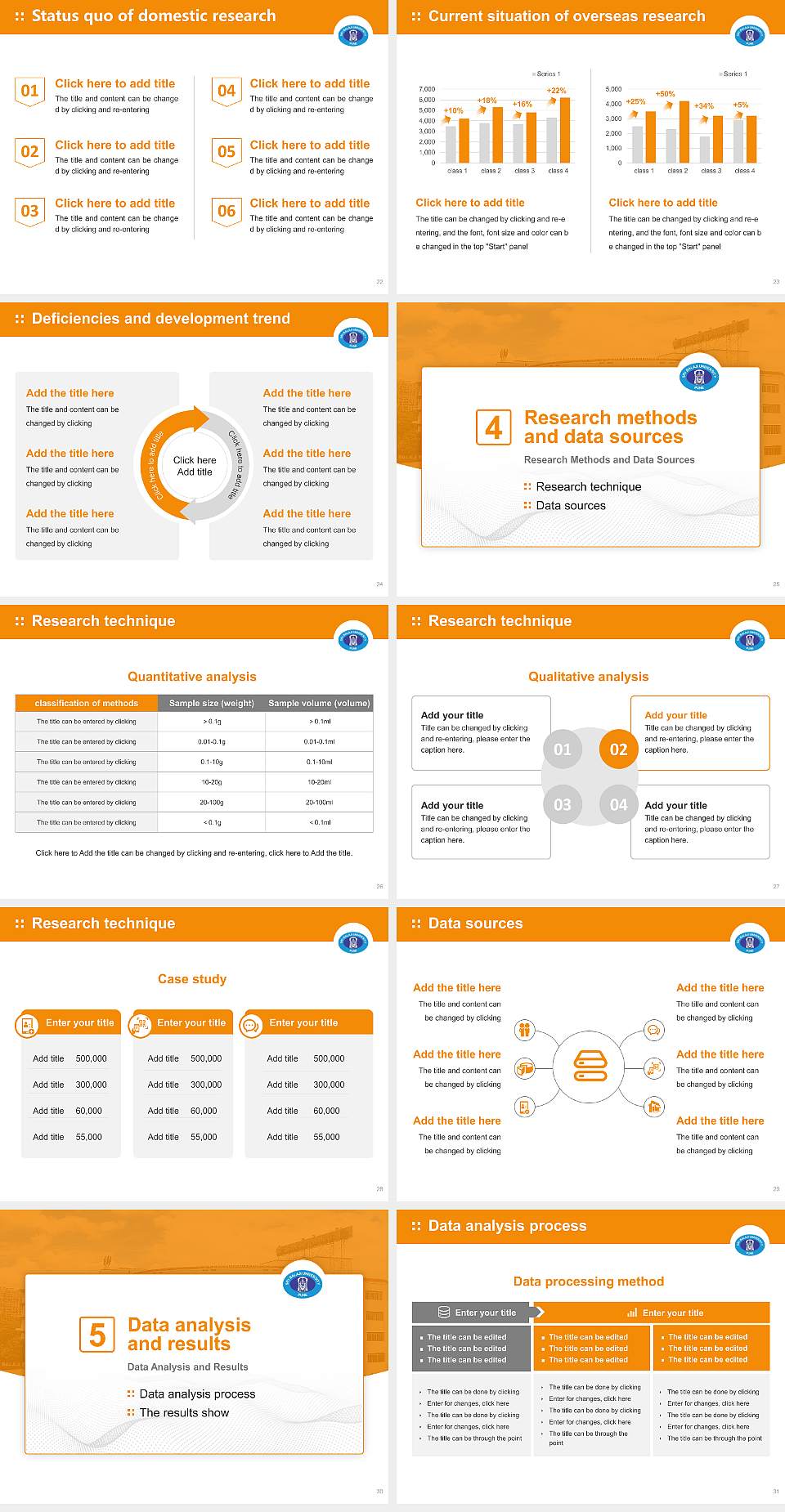 Sri Balaji University Graduation Thesis Defense PPT Template4:3 ratio PPT effect preview image4
