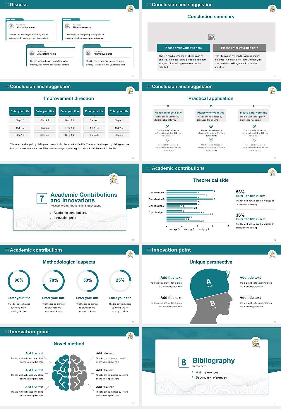 St. Joseph University Graduation Thesis Defense PPT Template16:9 ratio PPT effect preview image6