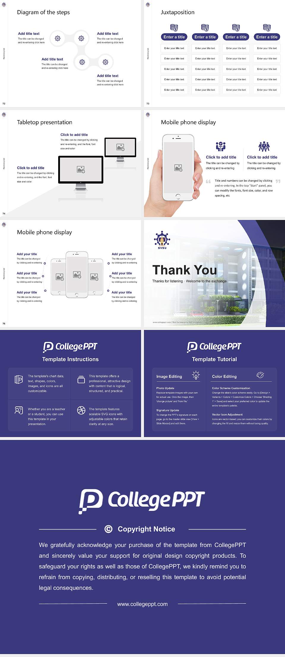 Shri Vishwakarma Skill University Competition/Entrepreneurship Contest PPT Template4:3 ratio PPT effect preview image9