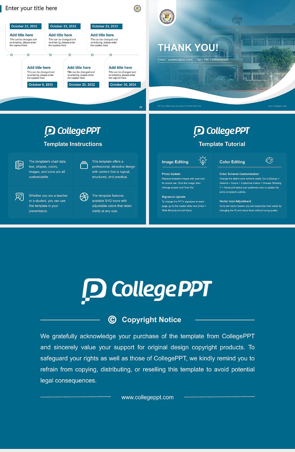 Sri Guru Ram Das University of Health Sciences Lecture Sharing and Networking Event PPT Template4:3 ratio PPT effect preview image4