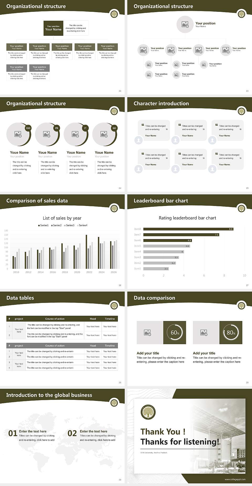 SRM University, Andhra Pradesh Academic Presentation/Research Findings Report PPT Template4:3 ratio PPT effect preview image4