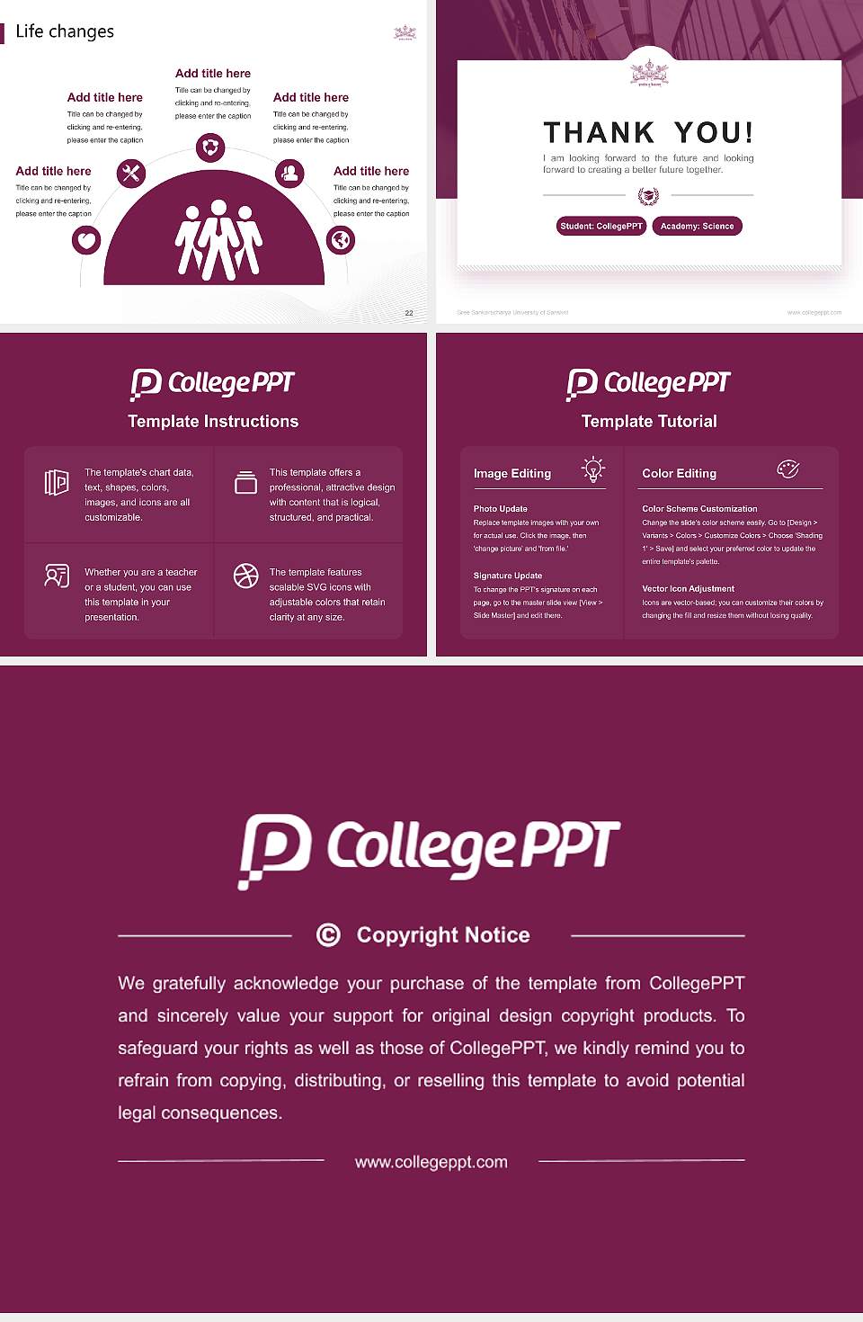 Sree Sankaracharya University of Sanskrit National Scholarship Defense PPT Template4:3 ratio PPT effect preview image4