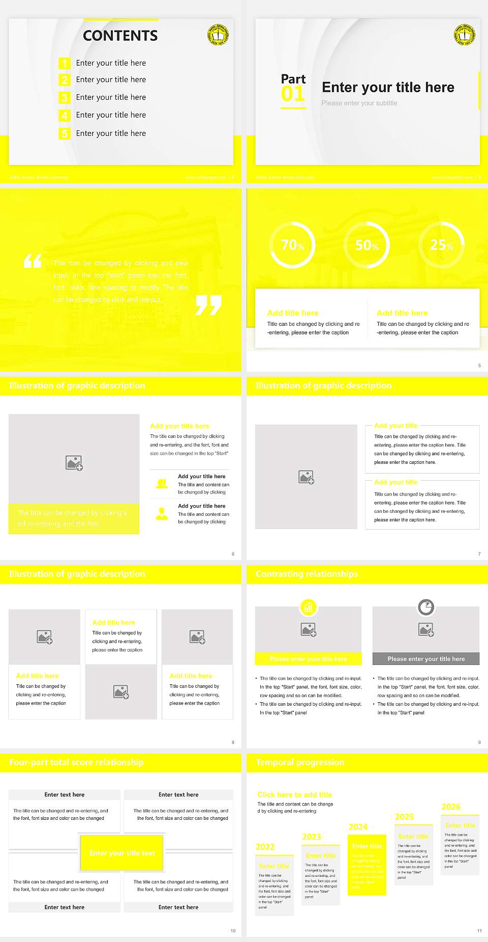 Sidho-Kanho-Birsha University Thesis Proposal/Graduation Defense PPT Template4:3 ratio PPT effect preview image2