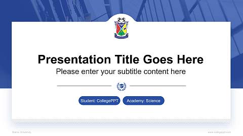 Starex University National Scholarship Defense PPT Template