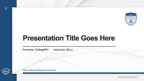 Swami Rama Himalayan University Thesis Proposal/Graduation Defense PPT Template