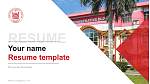 Shri Guru Ram Rai University Resume PPT Template