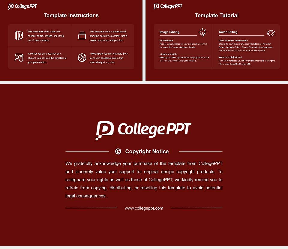 Singhania University Course/Courseware Creation PPT Template16:9 ratio PPT effect preview image5