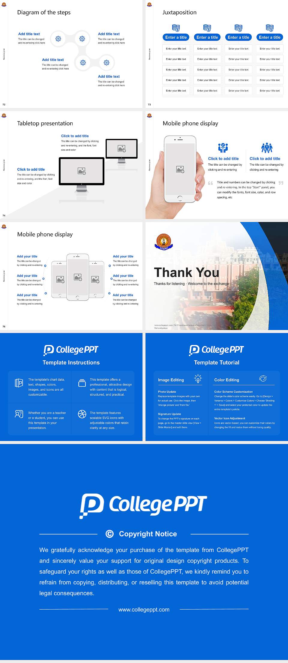 Sri Chandrasekharendra Saraswathi Viswa Mahavidyalaya Competition/Entrepreneurship Contest PPT Template4:3 ratio PPT effect preview image9