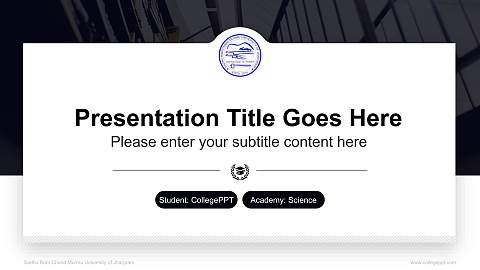Sadhu Ram Chand Murmu University of Jhargram National Scholarship Defense PPT Template