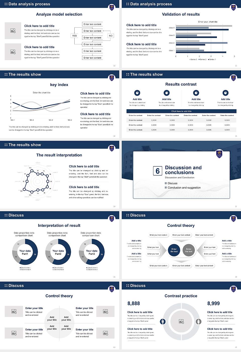 Rama University Graduation Thesis Defense PPT Template16:9 ratio PPT effect preview image5