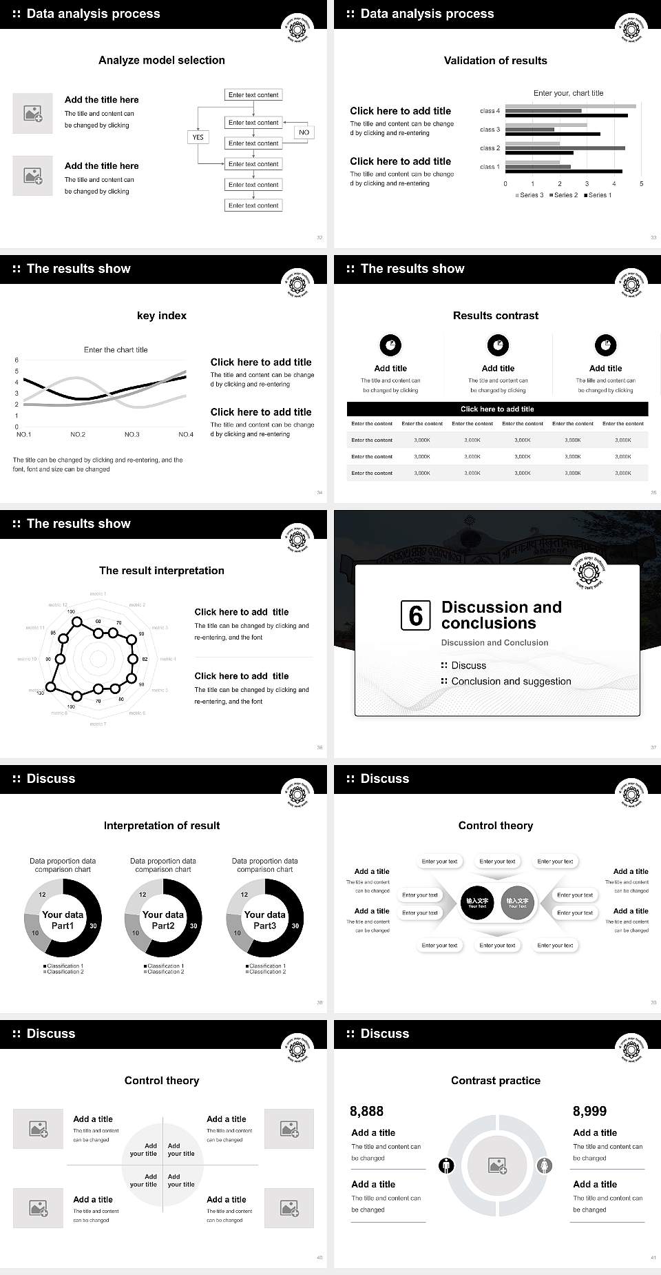 Shree Jagannath Sanskrit University Graduation Thesis Defense PPT Template4:3 ratio PPT effect preview image5
