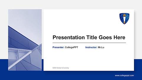 SAM Global University General PPT Template