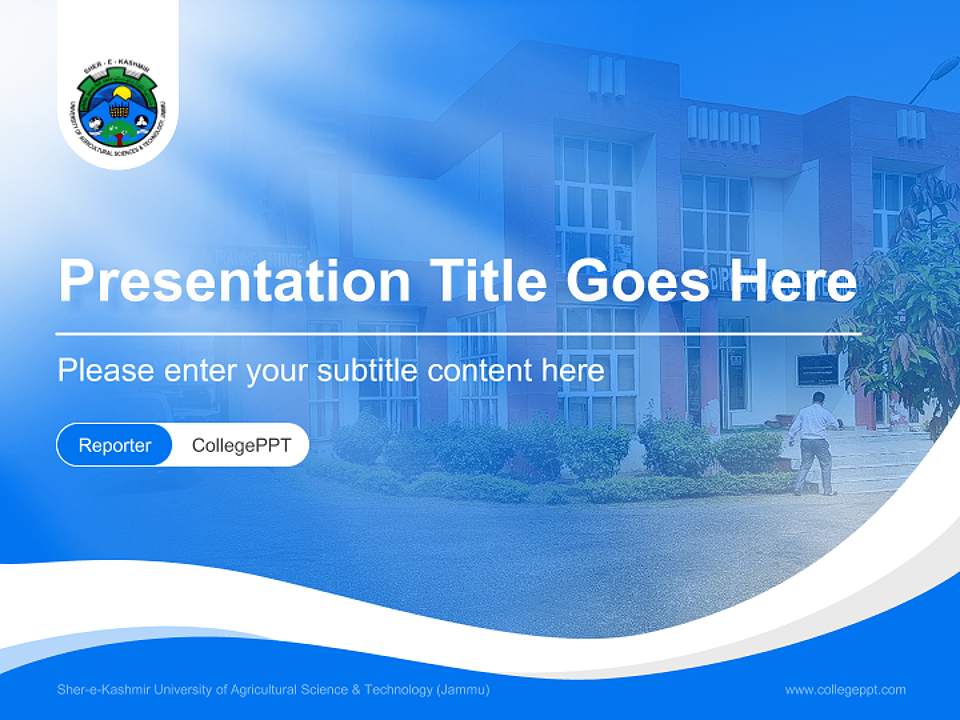 Sher-e-Kashmir University of Agricultural Science & Technology (Jammu) Lecture Sharing and Networking Event PPT Template4:3 ratio PPT effect preview image4
