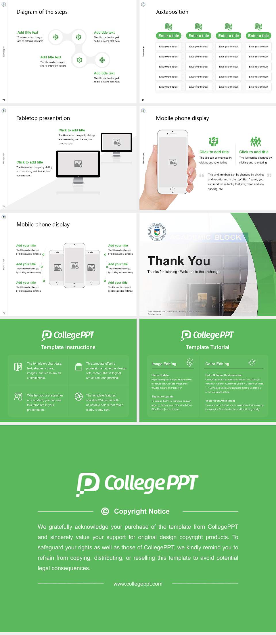 Sardar Patel University of Police, Security and Criminal Justice Competition/Entrepreneurship Contest PPT Template4:3 ratio PPT effect preview image9