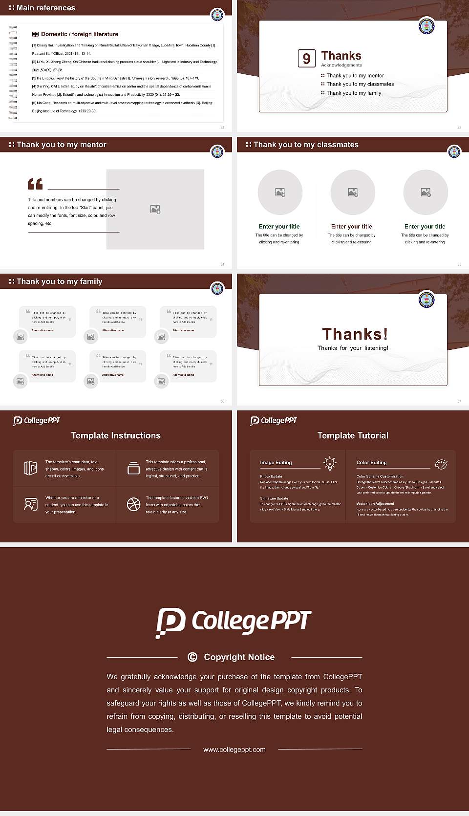 Rani Durgavati Vishwavidyalaya Graduation Thesis Defense PPT Template16:9 ratio PPT effect preview image7