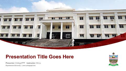 Rayalaseema University Course/Courseware Creation PPT Template