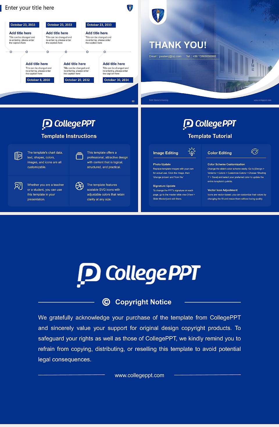 SAM Global University Lecture Sharing and Networking Event PPT Template4:3 ratio PPT effect preview image4
