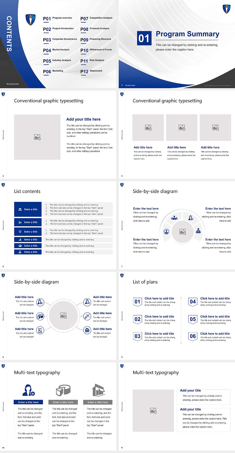 SAM Global University Competition/Entrepreneurship Contest PPT Template4:3 ratio PPT effect preview image2
