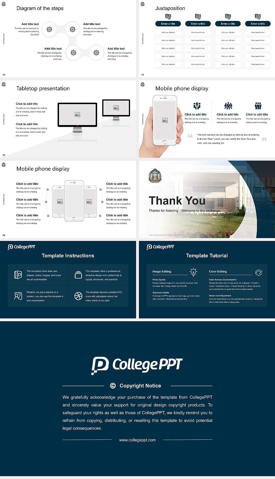 Satavahana University Competition/Entrepreneurship Contest PPT Template16:9 ratio PPT effect preview image9