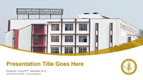 Seacom Skills University Course/Courseware Creation PPT Template