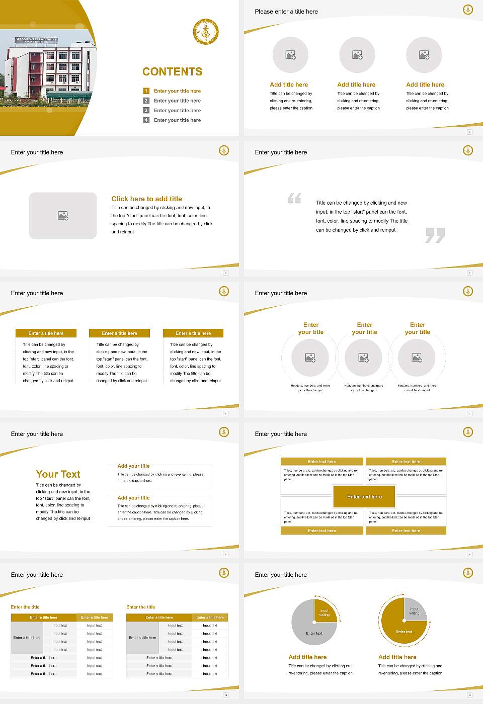 Seacom Skills University Course/Courseware Creation PPT Template16:9 ratio PPT effect preview image2