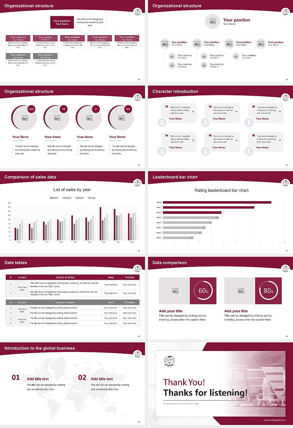 Sathyabama Institute of Science and Technology Academic Presentation/Research Findings Report PPT Template16:9 ratio PPT effect preview image4