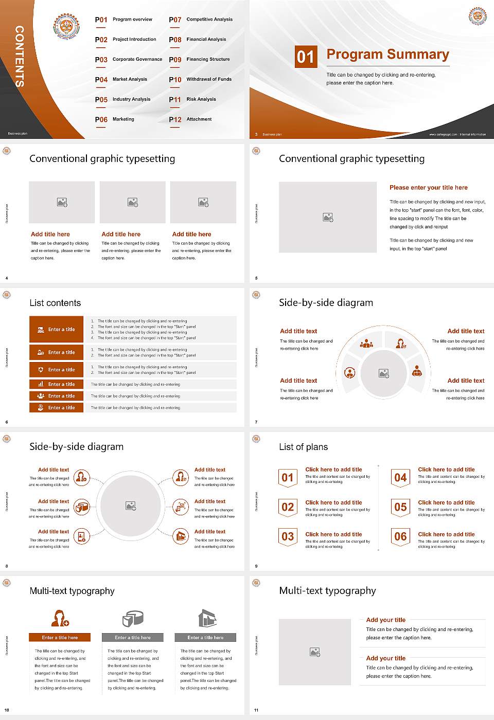 Sarala Birla University Competition/Entrepreneurship Contest PPT Template16:9 ratio PPT effect preview image2