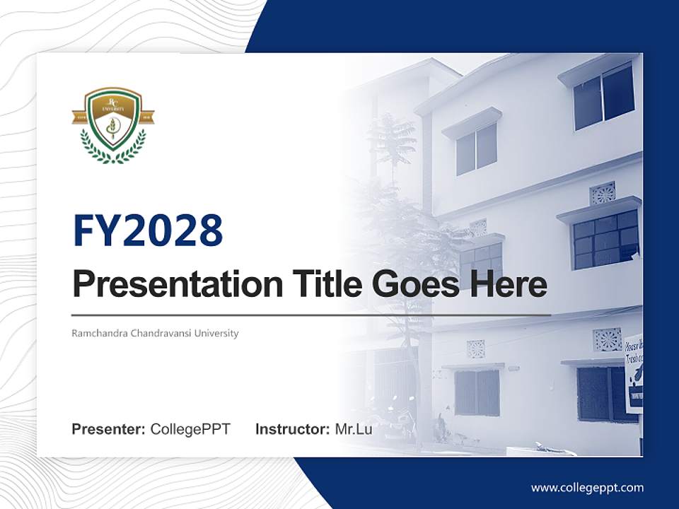 Ramchandra Chandravansi University Academic Presentation/Research Findings Report PPT Template4:3 ratio PPT effect preview image5