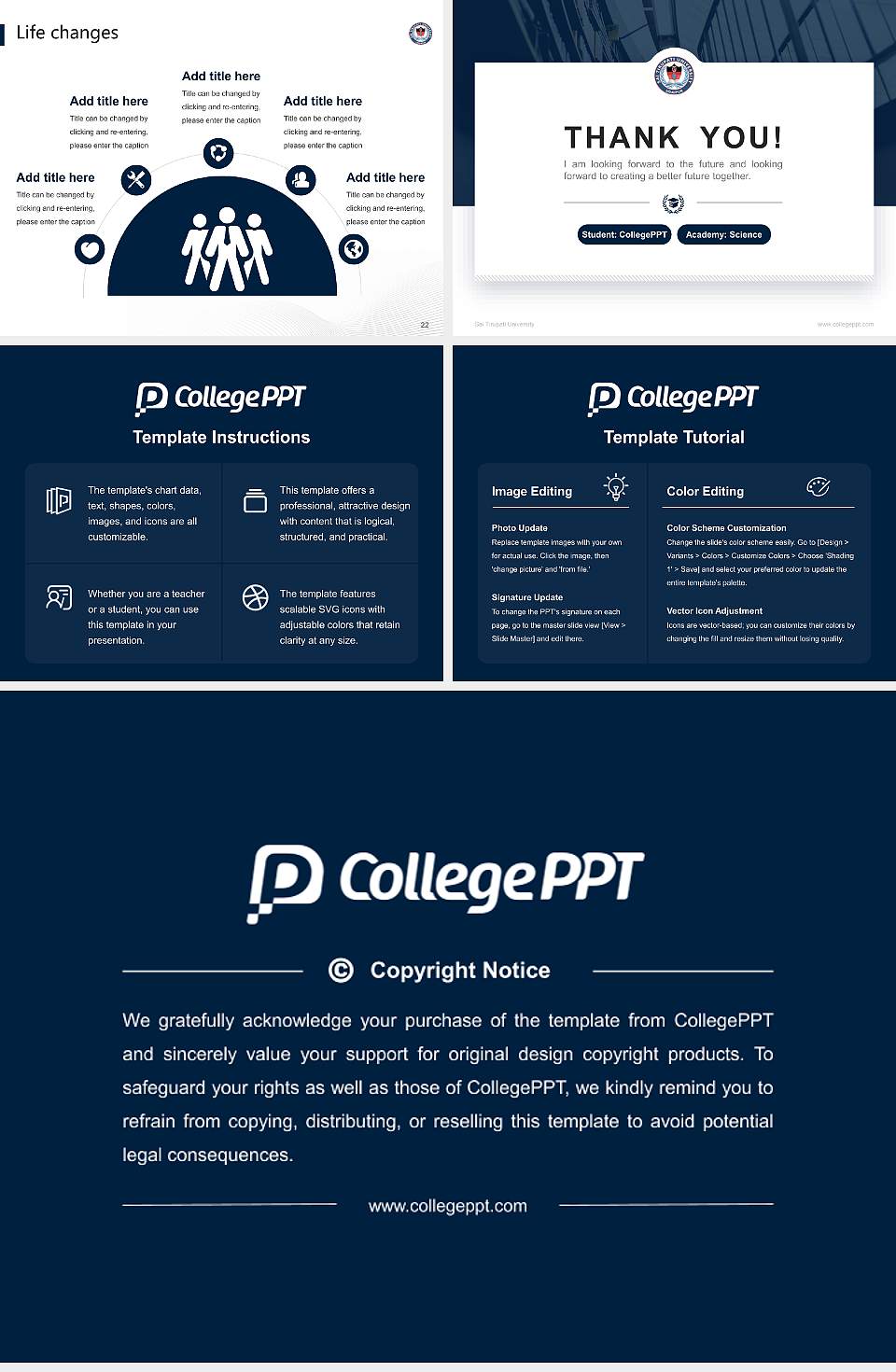 Sai Tirupati University National Scholarship Defense PPT Template4:3 ratio PPT effect preview image4