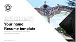 Shree Jagannath Sanskrit University Resume PPT Template
