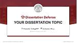 Ravenshaw University학위 논문 방어PPT 템플릿