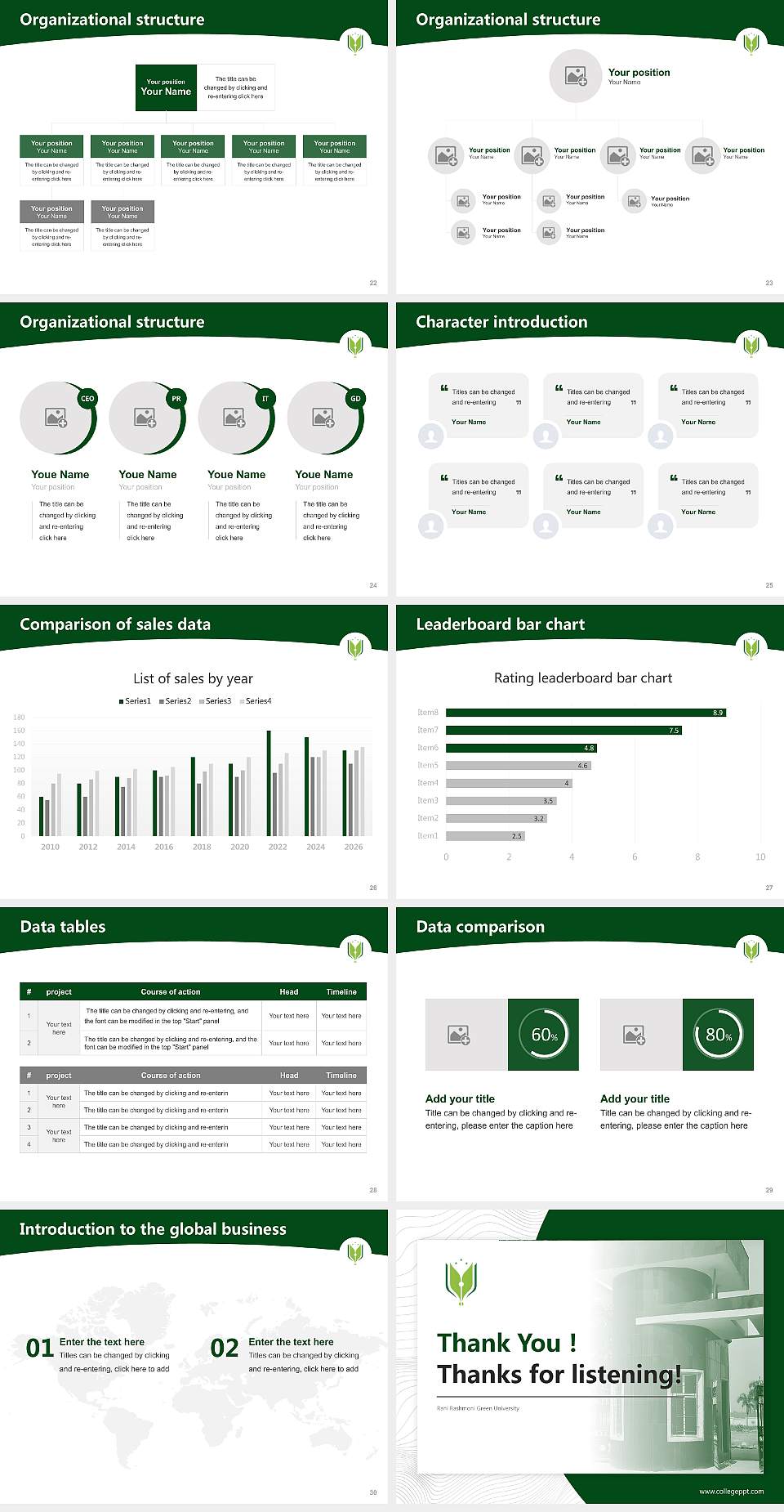 Rani Rashmoni Green University Academic Presentation/Research Findings Report PPT Template4:3 ratio PPT effect preview image4